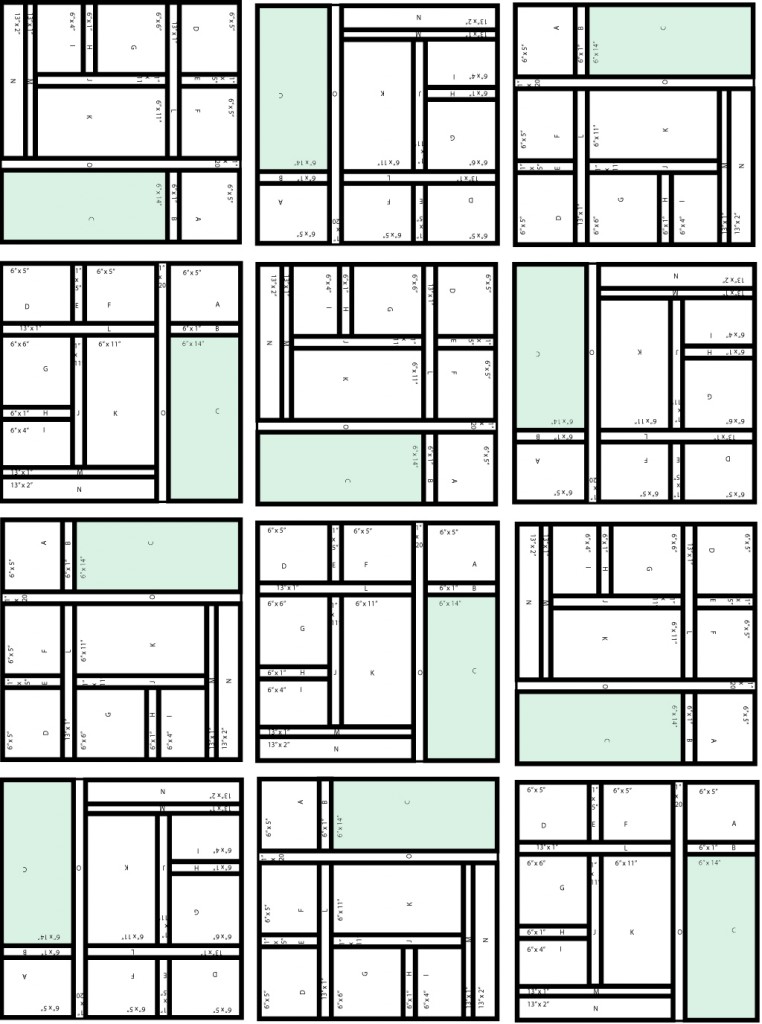 Quilt layout