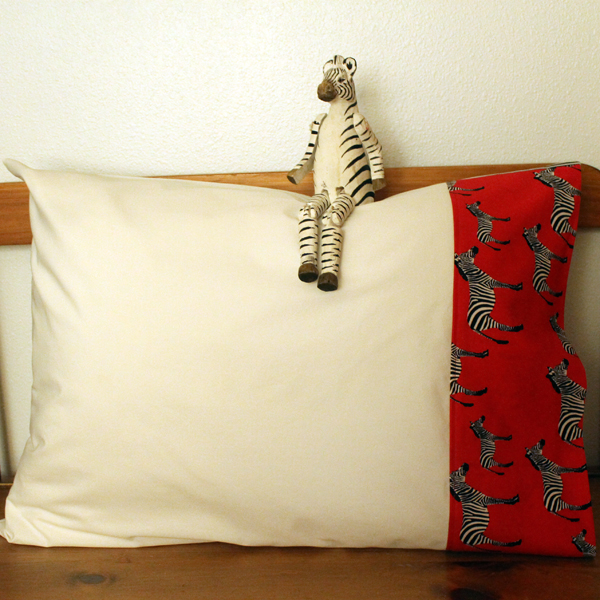 zebra pillow case