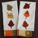 DIY Autumn Tea Towel