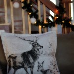 Rudolph the Red-nosed Reindeer Pillow, Envelope Style from tea towel