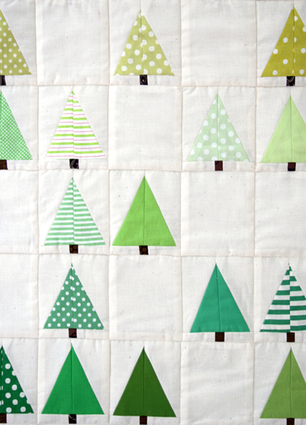 tree quilt pattern from Purl Bee