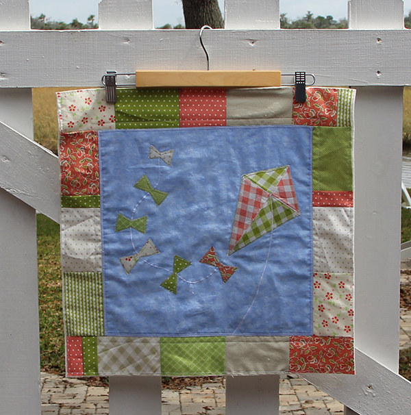 Block Seven -- March -- Quilt as you Go