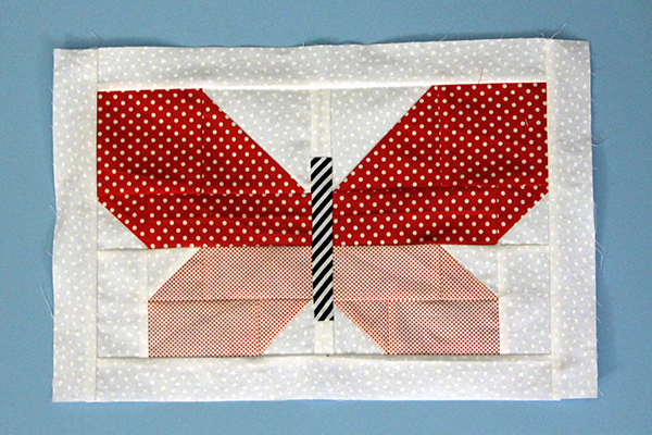Block Eight -- April -- Quilt as you Go
