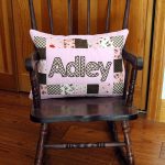 Quilted Name Pillow Tutorial