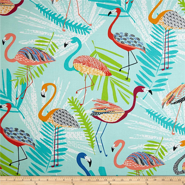 flamingo fabric