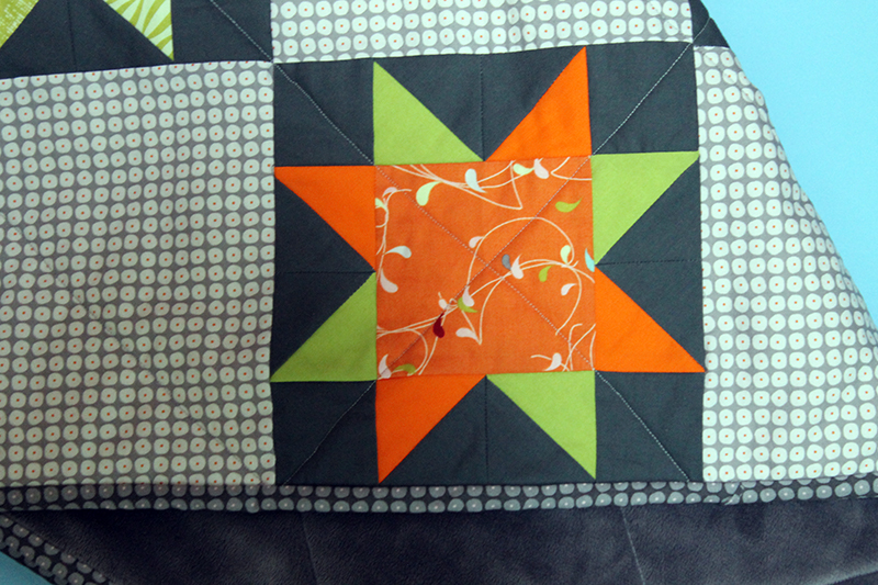 Baby Rock Star Quilt with Moda "Flow"