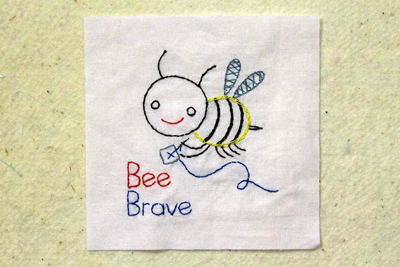 Bonus Block Bee Brave, The Splendid Sampler