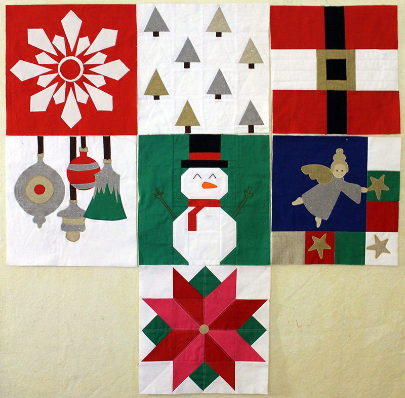 I wish you a Merry Quilt-long, block 7