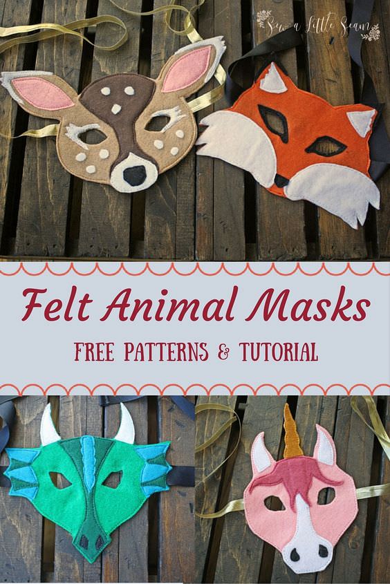 Felt Animal Masks