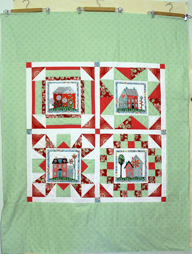 I Love Home Quilt-A-Long -- almost done!