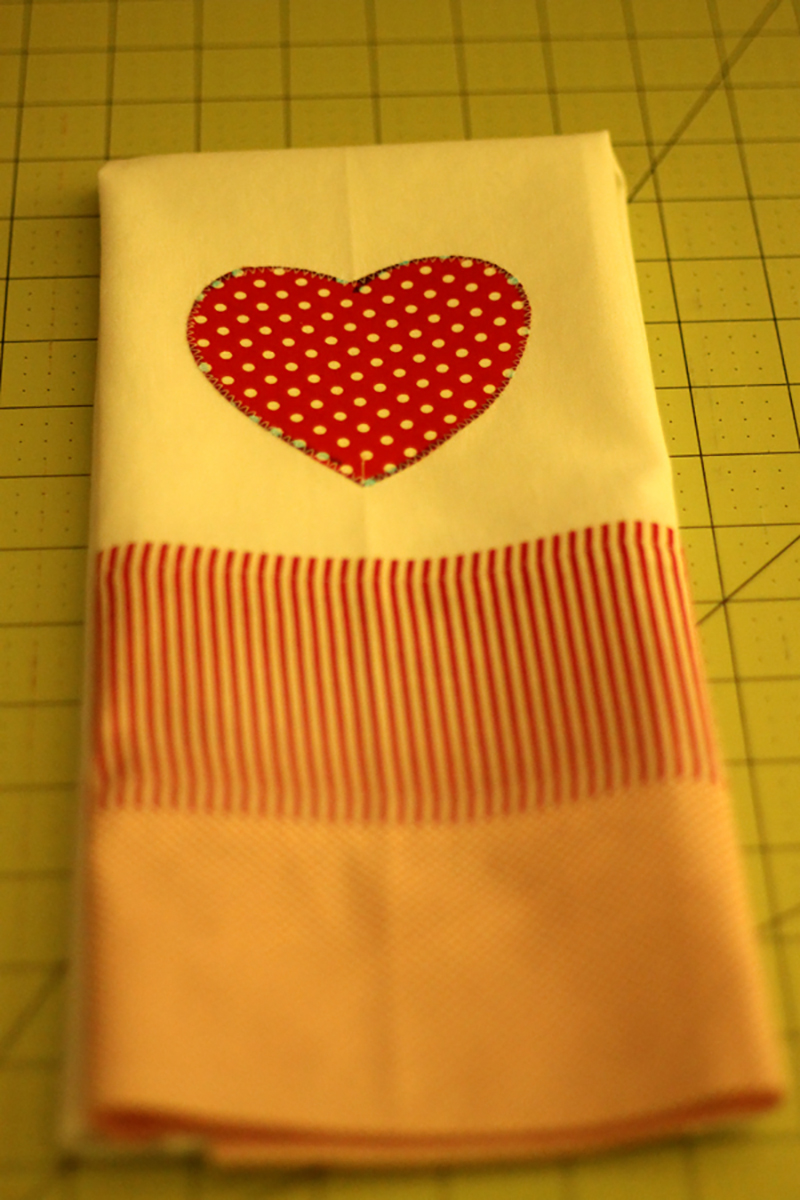 Valentine's Day Tea Towel