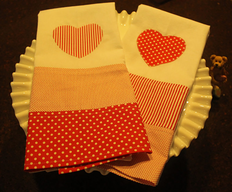 Valentine's Day Tea Towels