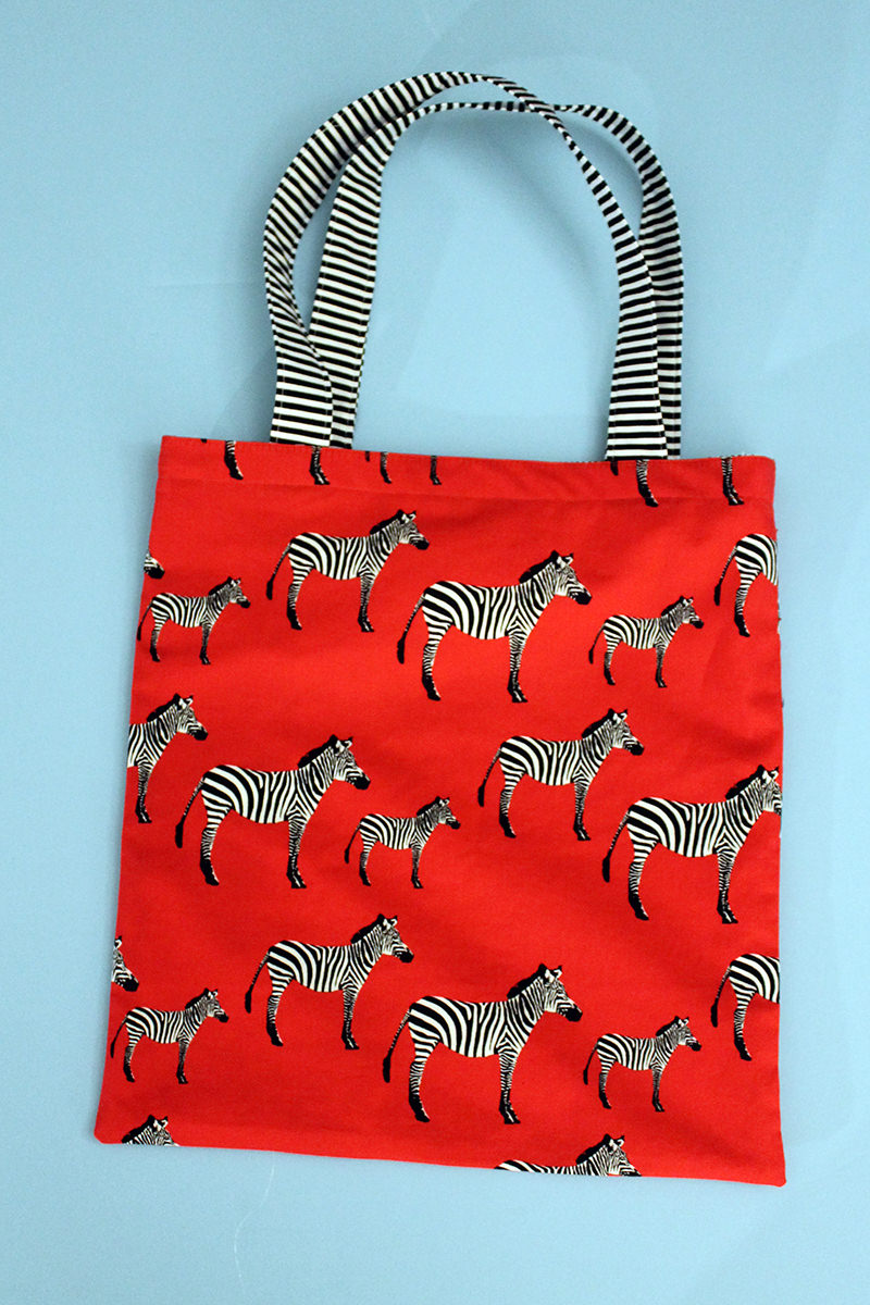 Simple Lined Tote