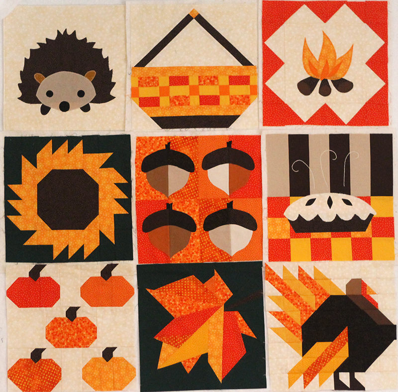 Fall Into a Quilt-A-Long Block 9