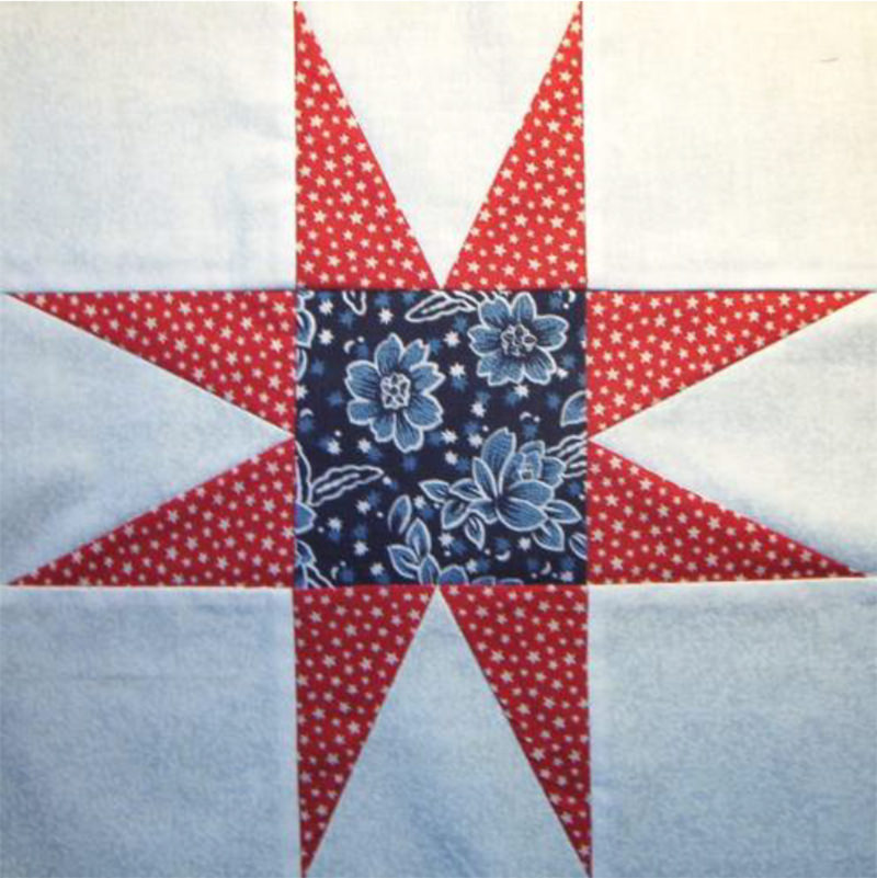 Starry Brights by Julee James Pinecone Star -- Triangle in a Square
