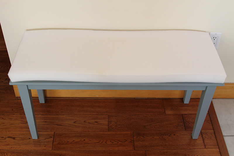 cushioned bench