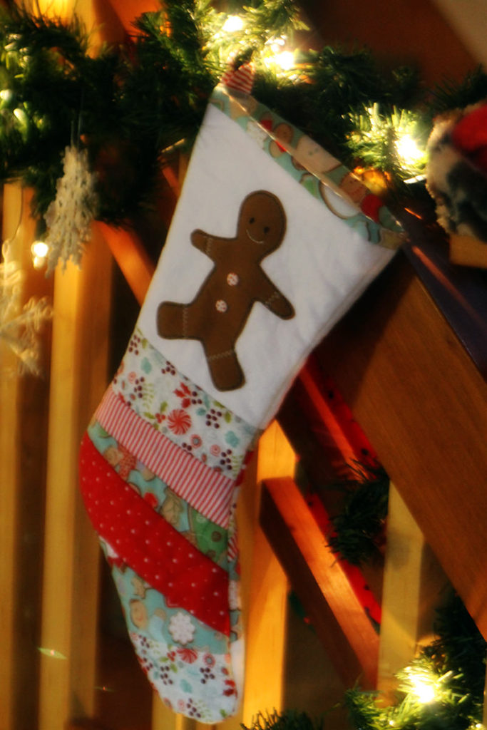 Scrappy Christmas Stocking