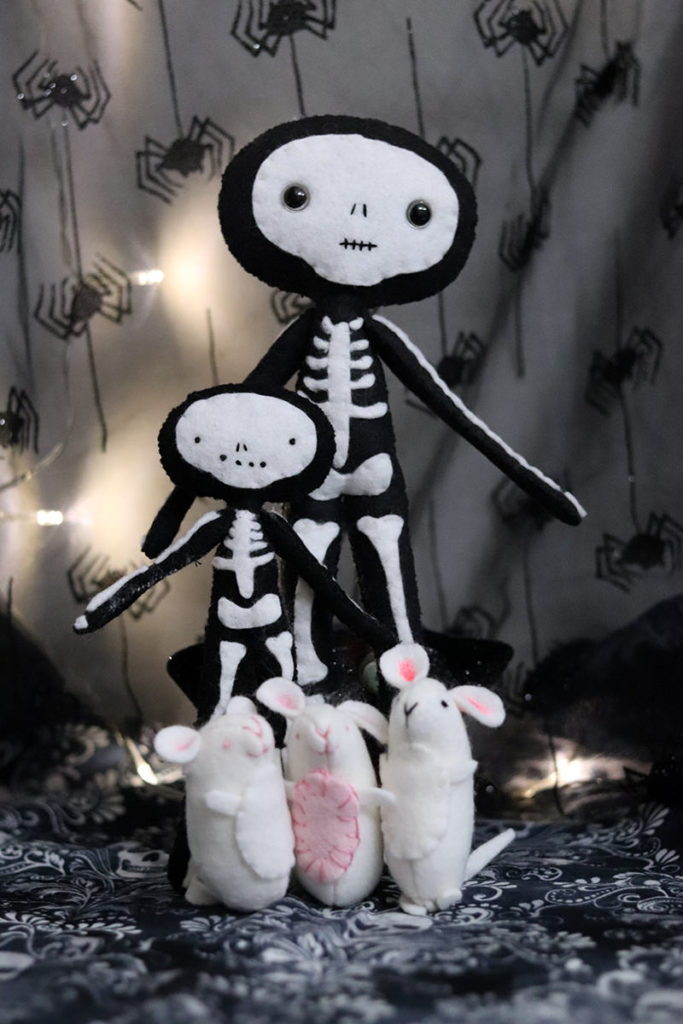 Skeleton doll