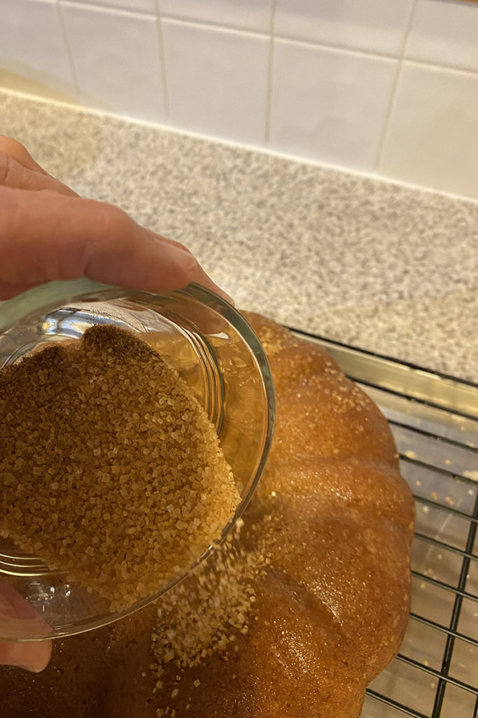 Apple-Cider Doughnut Cake