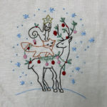 a little Christmas Stitching