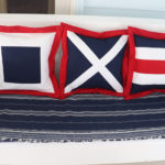 nautical flag pillows