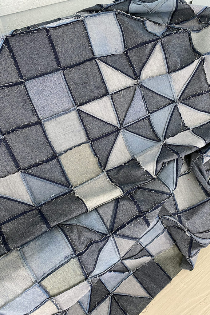 denim summer quilt