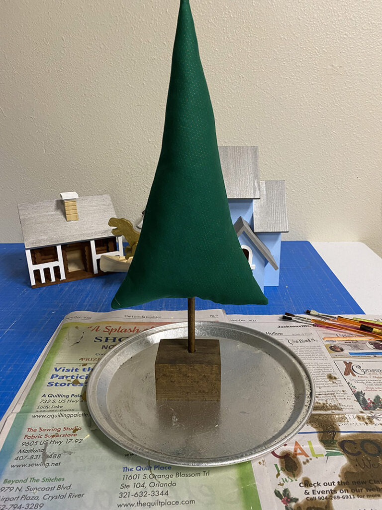 Easy Peasy Fabric Christmas Tree DIY