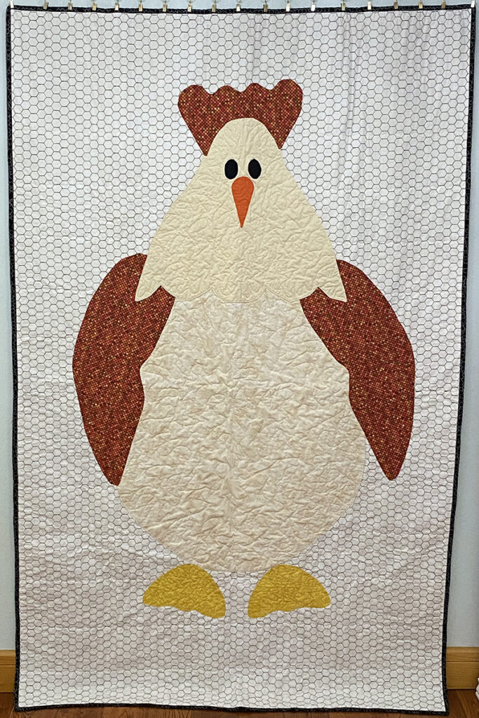 giant chicken quilt