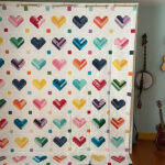 heart strips quilt