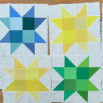 All the colors stars Rock Star quilt