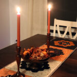 halloween table runner