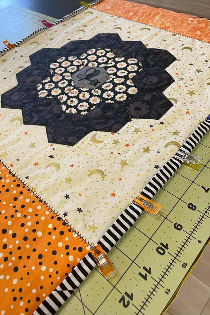 Halloween Hexie Table Runner