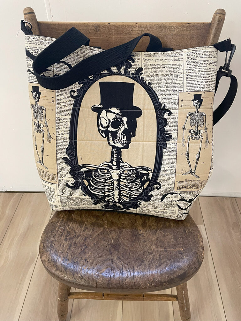 spooky halloween tote Mr. chillingsworth