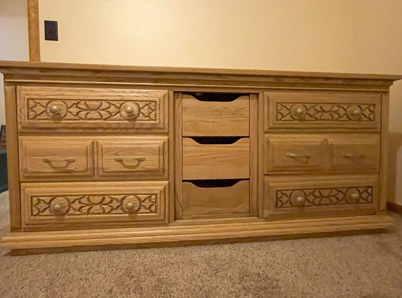 nightstand refinished