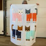cats in pajamas baby quilt