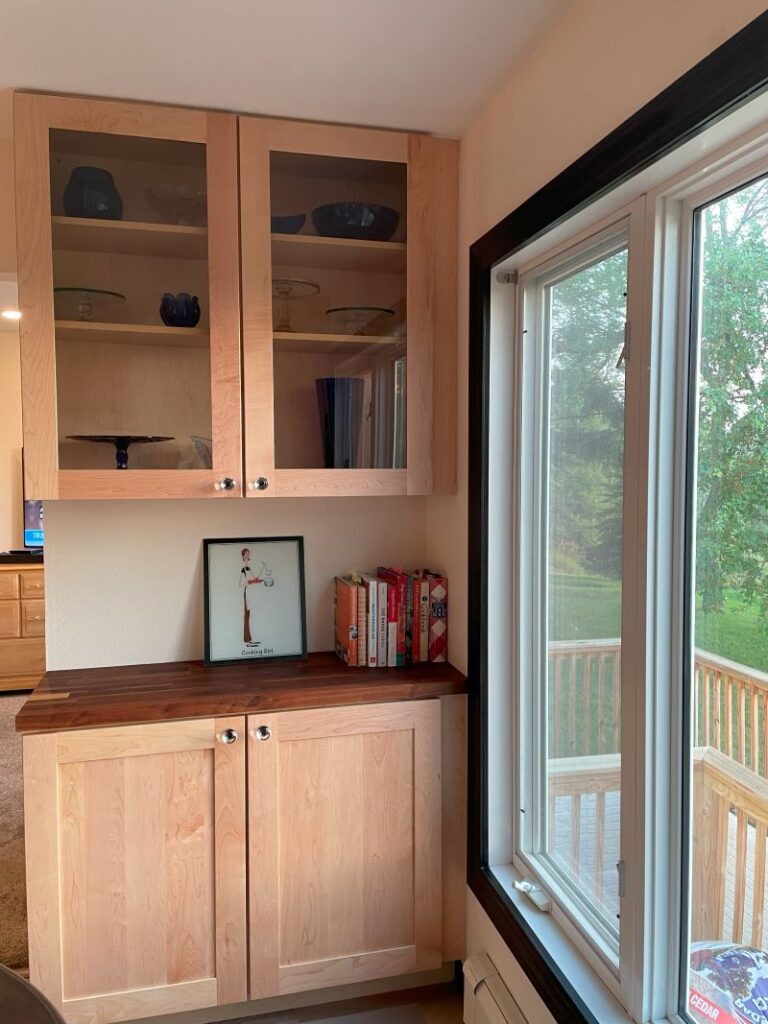 the new kitchen