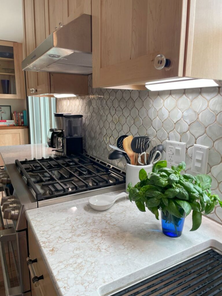the new kitchen