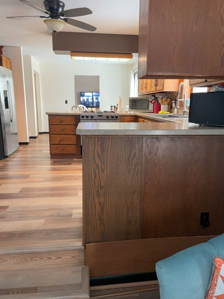 the old kitchen